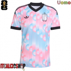 Belgio Seconda Maglia Mondiali 2026 Manica Corta